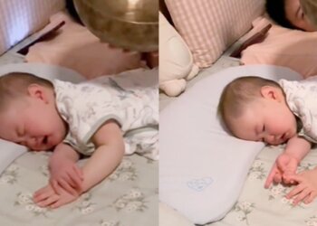 Con đang khóc ngằn ngặt, bố gõ 3 tiếng chuông đồng liền im thin thít, điều kì diệu hay bí ẩn gì phía sau?
