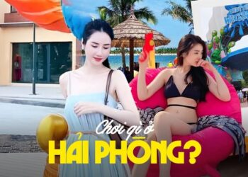 Cách trung tâm Hải Phòng tầm 20km có một khu “tránh nóng” với bờ biển trải dài, công viên nước chơi thả ga mà giá vé cực hợp lý