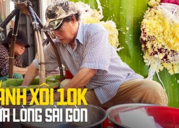 Hiếm hoi gánh xôi 10.000 đồng giữa lòng Sài Gòn, suốt 48 năm vẫn không tăng giá