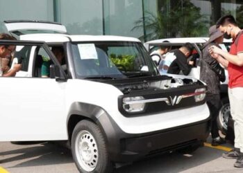 Hình ảnh đầu tiên của loạt xe VF 3 ‘bằng xương bằng thịt’ tại nhà máy VinFast Hải Phòng
