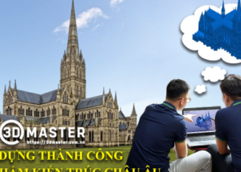Công nghệ in 3D: Phục dựng thành công cực phẩm kiến trúc Châu Âu tại 3D Master Việt Nam