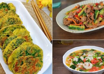 Thực đơn cơm tối 3 món ngon miệng làm nhanh