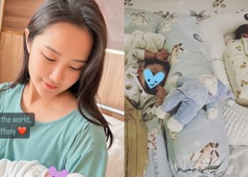 Nàng dâu hào môn chăm con cũng vất vả, cả ngày lẫn đêm bé đều không chịu ngủ, phải cầu cứu hội bỉm sữa