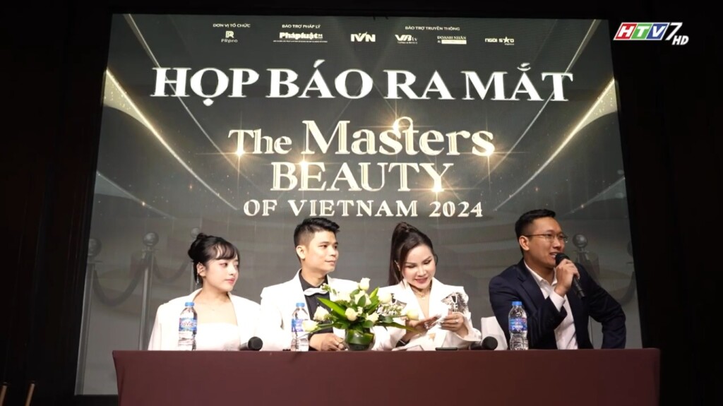 Ảnh tư liệu: Hình ảnh họp báo ra mắt The Masters Beauty of Vietnam 2024.